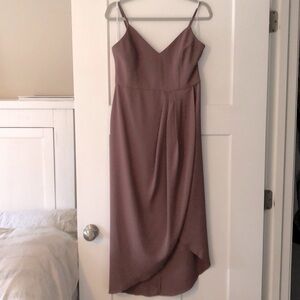 Lulu’s Women’s Reinette Midi Dress in Mauve Purple. Size Medium.